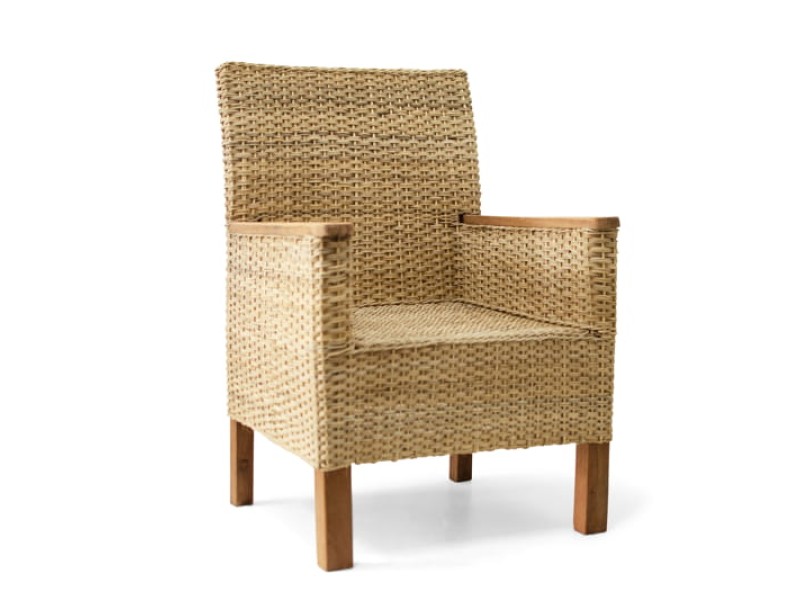 Malawi Kupuma Chair with Meranti Armrest